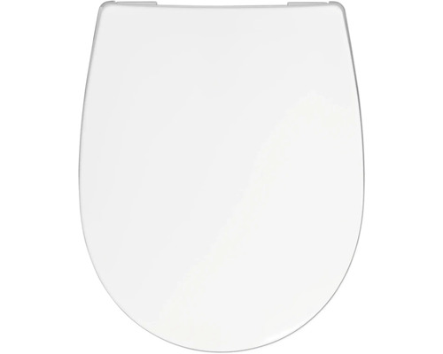 Toalettsits med mukstängning REIKA Mino vit blank koppar borstad quick & clean universell Toalettsits med mukstängning REIKA Mino vit blank koppar borstad quick & clean universell