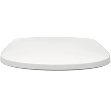Toalettsits med mjukstängning REIKA Mino vit blank koppar borstad quick & clean universell