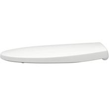 Toalettsits med mjukstängning REIKA Mino vit gun metal blank quick & clean universell