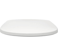 Toalettsits med mjukstängning REIKA Mino vit gun metal blank quick & clean universell