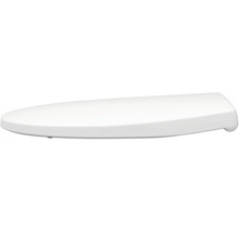 Toalettsits med mjukstängning REIKA Mino vit blank gun metal borstad quick & clean universell