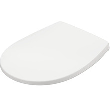 Toalettsits med mjukstängning REIKA Mino vit blank svart matt quick & clean universell