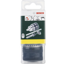 Bosch logotyp. Borrchuck med SDS plus-fäste i blisterförpackning