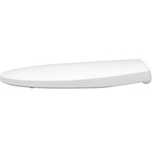Toalettsits med mjukstängning REIKA Mino vit blank rostfritt stål quick&clean universell