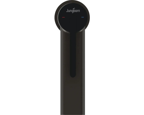 Jungborn logotyp på en armatur
