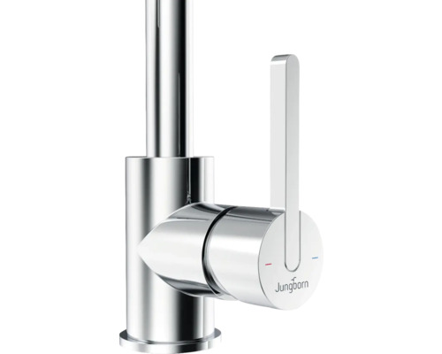 Jungborn logotyp på en armatur