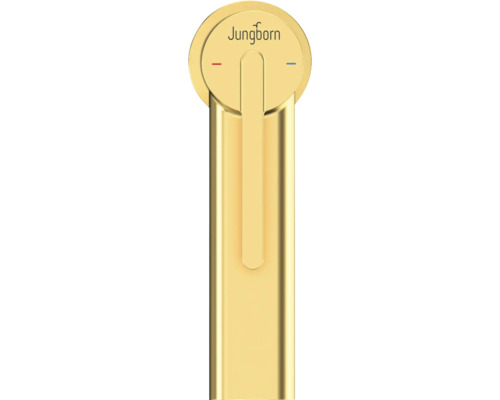 Jungborn logotyp på en armatur