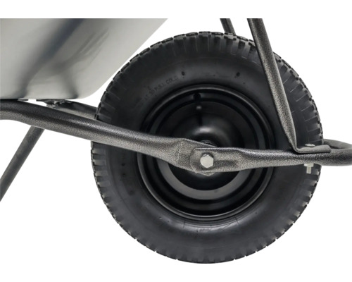 Hjul till skottkärra med metallram