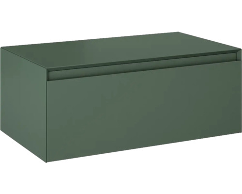 Tvättställsunderskåp JUNGBORN Decem forrest grön matt MDF 1 låda 80x31,9x45,8 cm