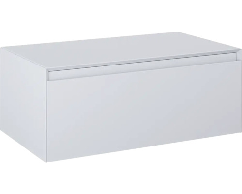 Tvättställsunderskåp JUNGBORN Decem grå stone matt MDF 1 låda 80x31,9x45,8 cm