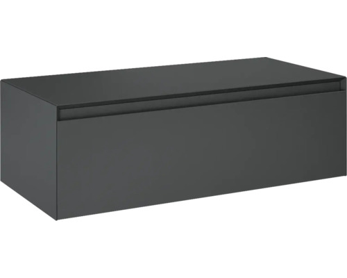 Tvättställsunderskåp JUNGBORN Decem antracit matt MDF 1 låda 100x31,9x45,8 cm Tvättställsskåp för badrum