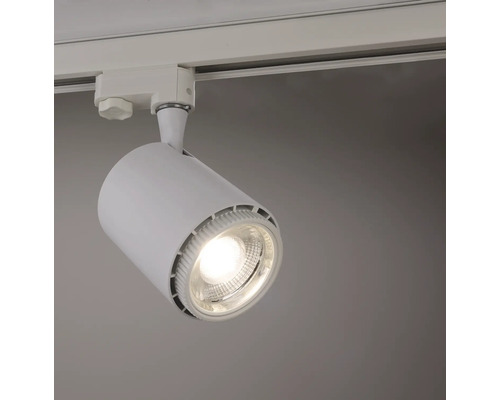 Roterbar LED-spot på strömskena