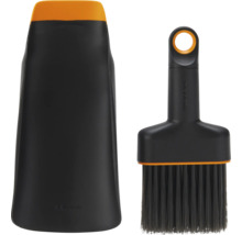 Fiskars logotyp sopset med borste och skyffel