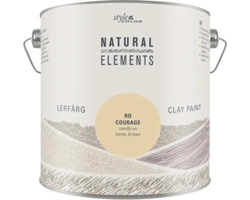 Väggfärg NATURAL ELEMENTS Style color Ro 2,5l