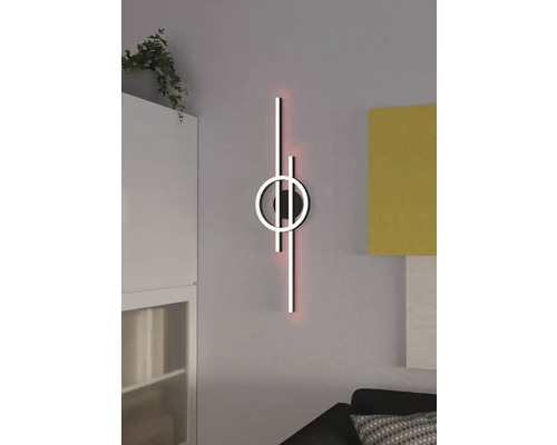 Modern vägglampa med geometrisk design för väggmontering