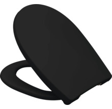 Toalettsits med mjukstängning REIKA Mino vit blank koppar borstad quick & clean universell