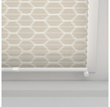 Honeycomb plisségardin med geometriskt mönster för fönster