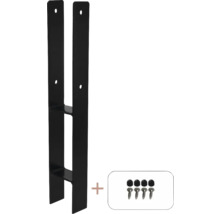 Stolpfäste med skruvar för fastsättning