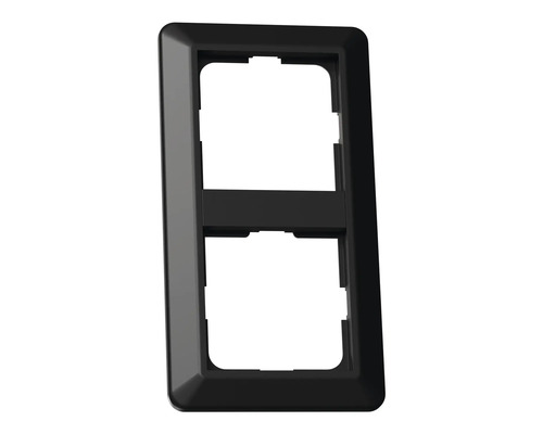 Svart dubbelram för strömbrytare