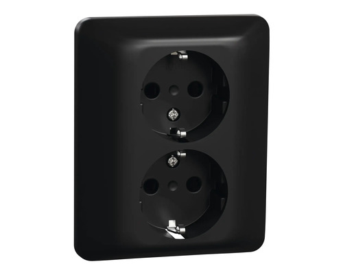 Dubbeluttag för väggmontage