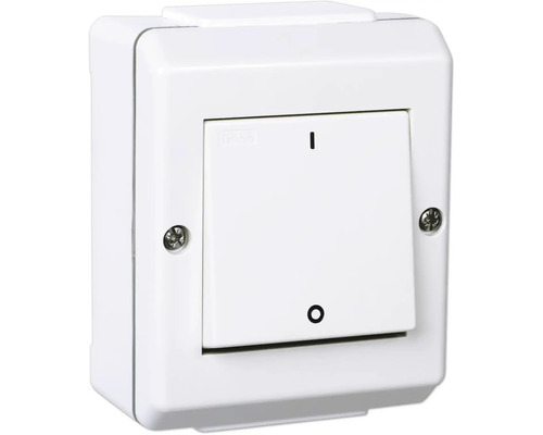 Väggmonterad strömbrytare för våtrum