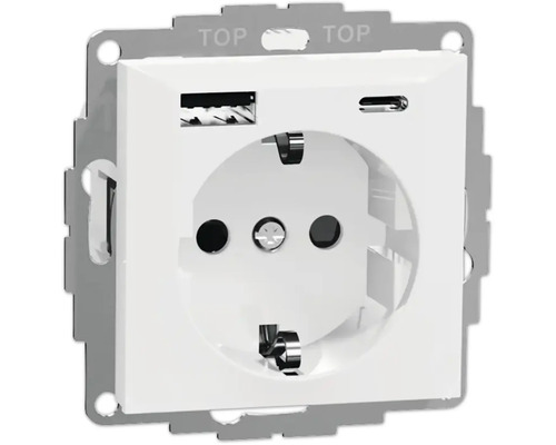 Eluttag med USB-portar