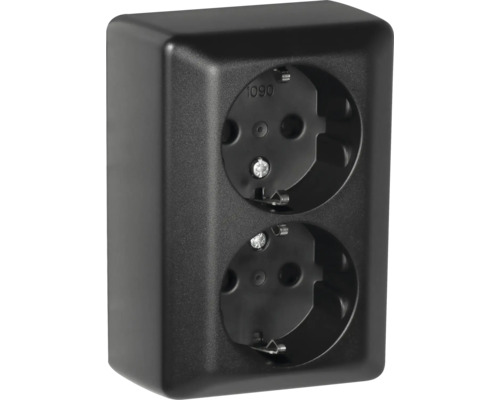 Dubbeluttag för utanpåliggande montage