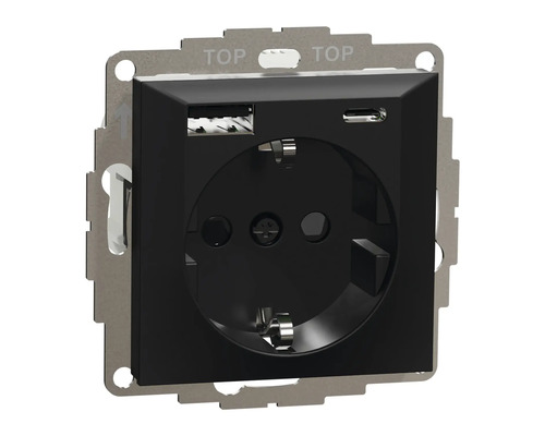 Eluttag med USB-port