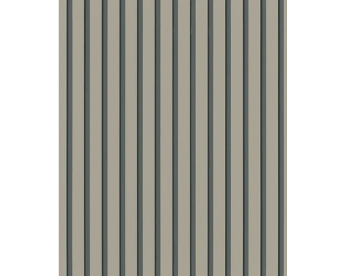 Tapet MARBURG Aukustikpanel beige 0,53x10,05m Panelvägg med vertikala lameller