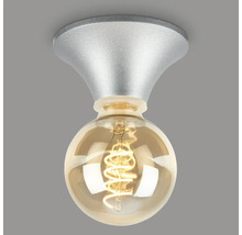 Taklampa med rund glödlampa