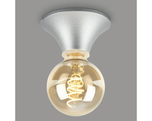 Taklampa med rund glödlampa