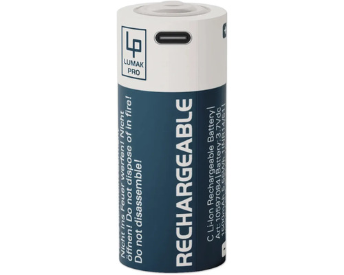 Lumak Pro C litiumjonbatteri med USB-port