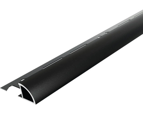 Kakellist DURAL DRACM 811 svart matt 250cm 8mm Metallprofil med fästhål