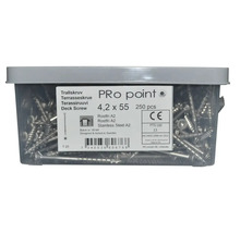 Trallskruv rostfri A2 4,2x55 mm 250-pack