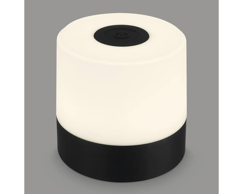 Cylindrisk bordslampa med touchbrytare