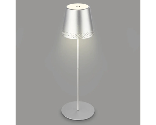 Golvlampa med lampskärm och rund fot