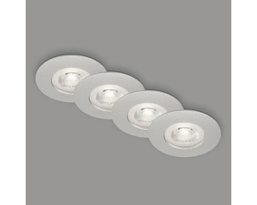 Fyra infällda spotlights