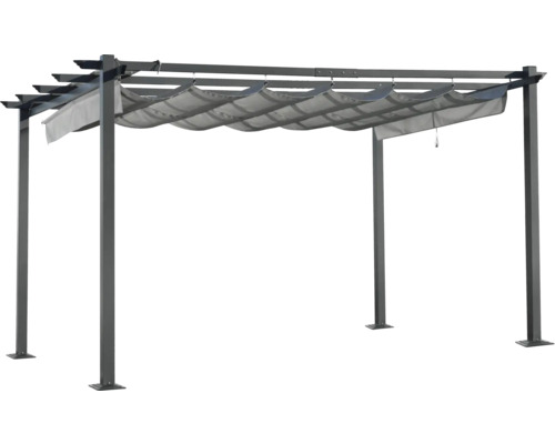 Pergola SOLUNA 300x400x230cm grå