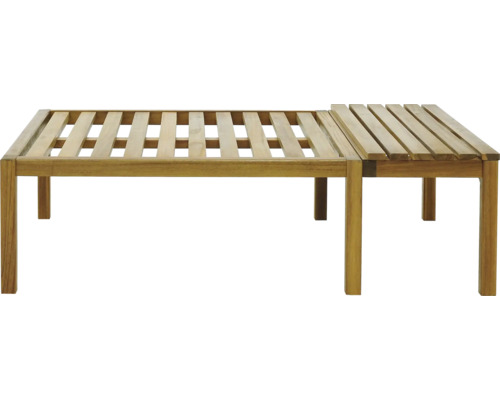 Träbord med ribbotten och bordsben