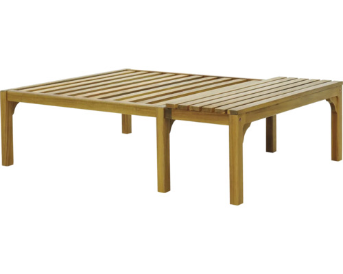 Trädgårdsbord i trä med ribbotten