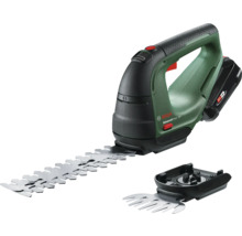 Batteridriven grässax med buskkniv och batteri