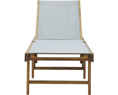 Trädgårdsfåtölj av trä med textilklädsel