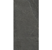 Mörk stengodsplatta med matt yta