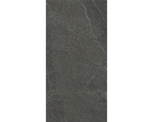 Mörk stengodsplatta med matt yta