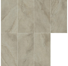 Flera golvplattor med stenutseende