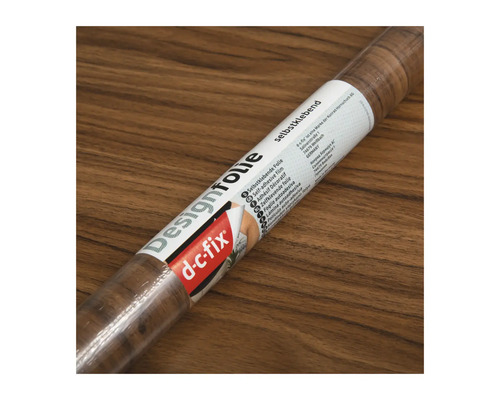 Rulle designfolie med träutseende