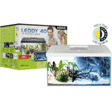 Akvariumset med LED-belysning och dag- och nattläge