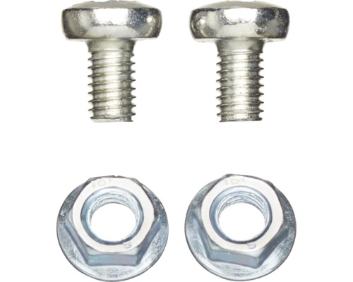 Två skruvar och muttrar