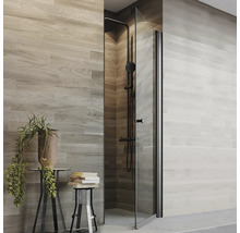Duschdörr ARROW Door Black Edition 80 svart klarglas 772-792 mm 1-dörr vändbar 7377105
