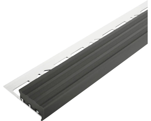 Trappkantprofil med räfflad yta